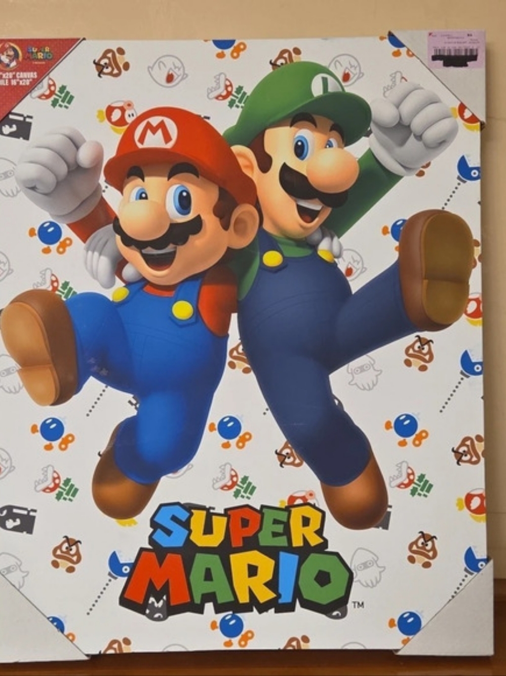 Nintendo Super Mario Canvas 16 x 20 Inch Canvas Print